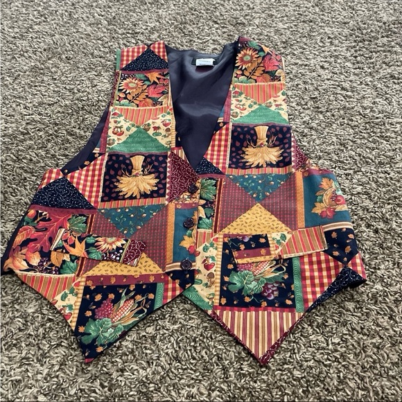 JLN USA vintage harvest fall vest medium - Picture 1 of 3